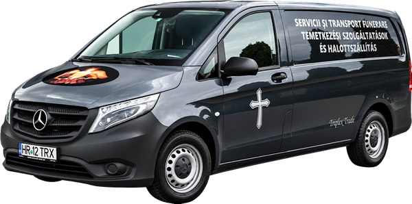 Dric funerar Mercedes alb Funerare Triplex